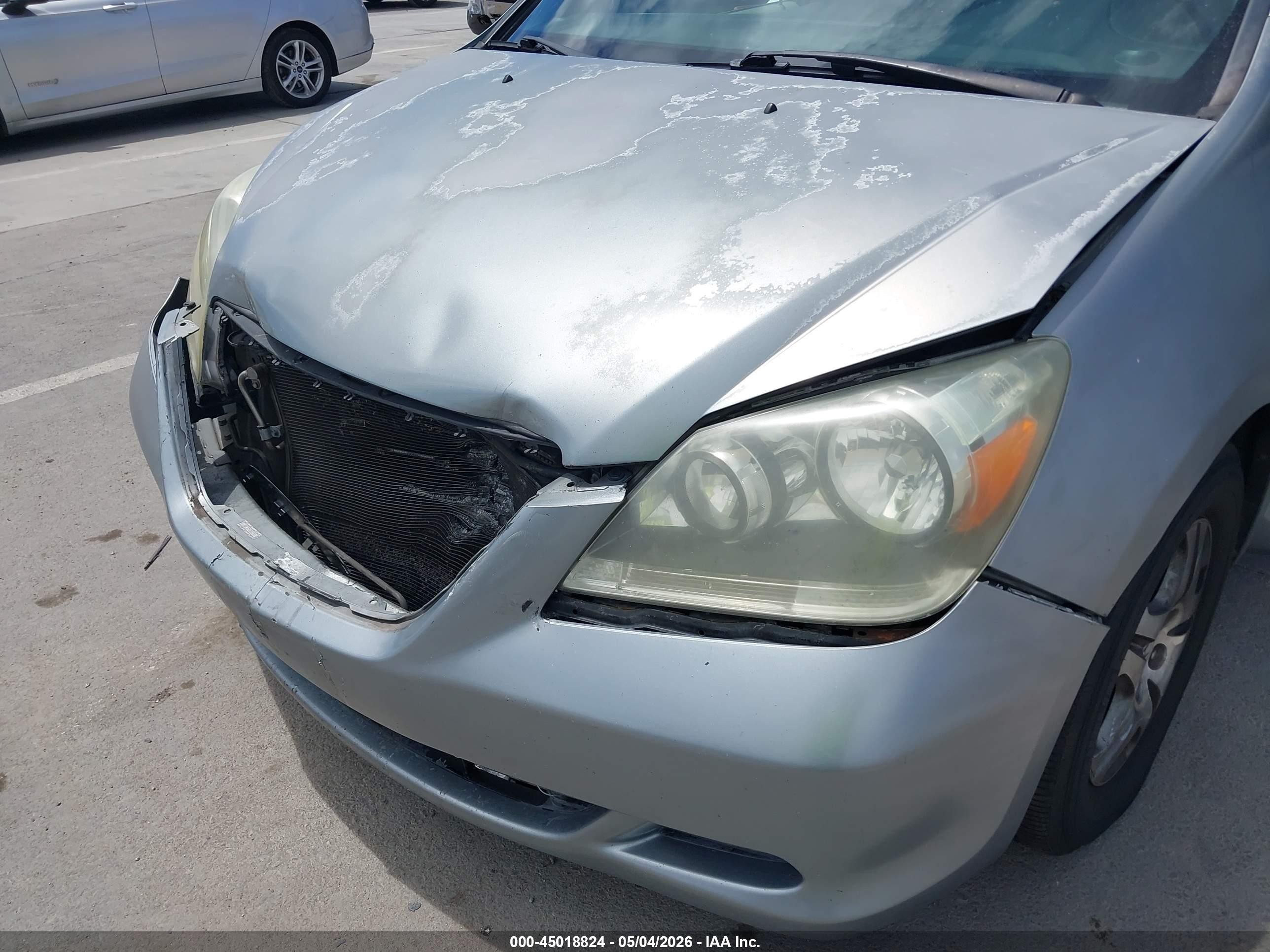 2007 Honda Odyssey Ex-l Light Blue vin: 5FNRL38737B007859