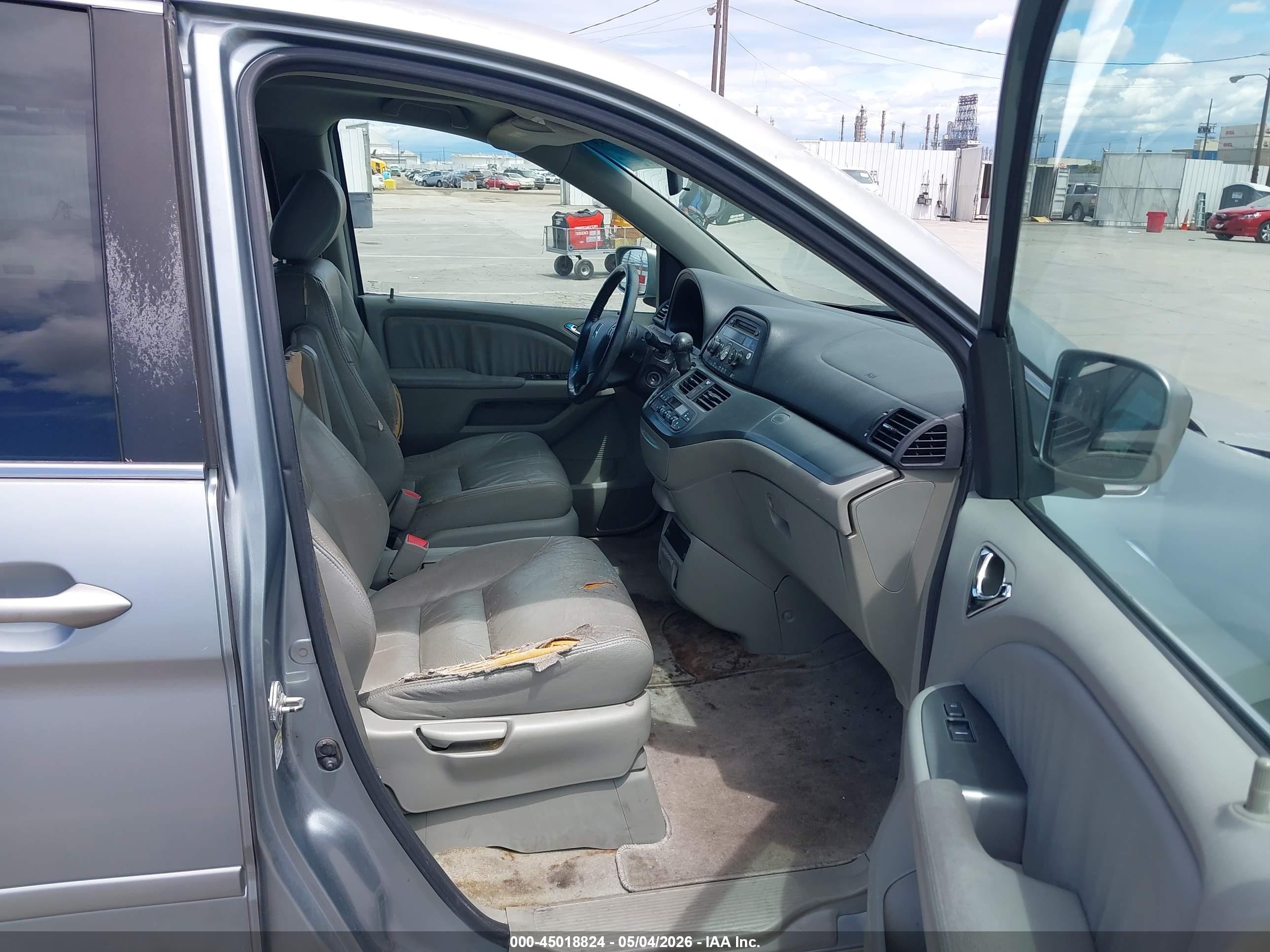 2007 Honda Odyssey Ex-l Light Blue vin: 5FNRL38737B007859