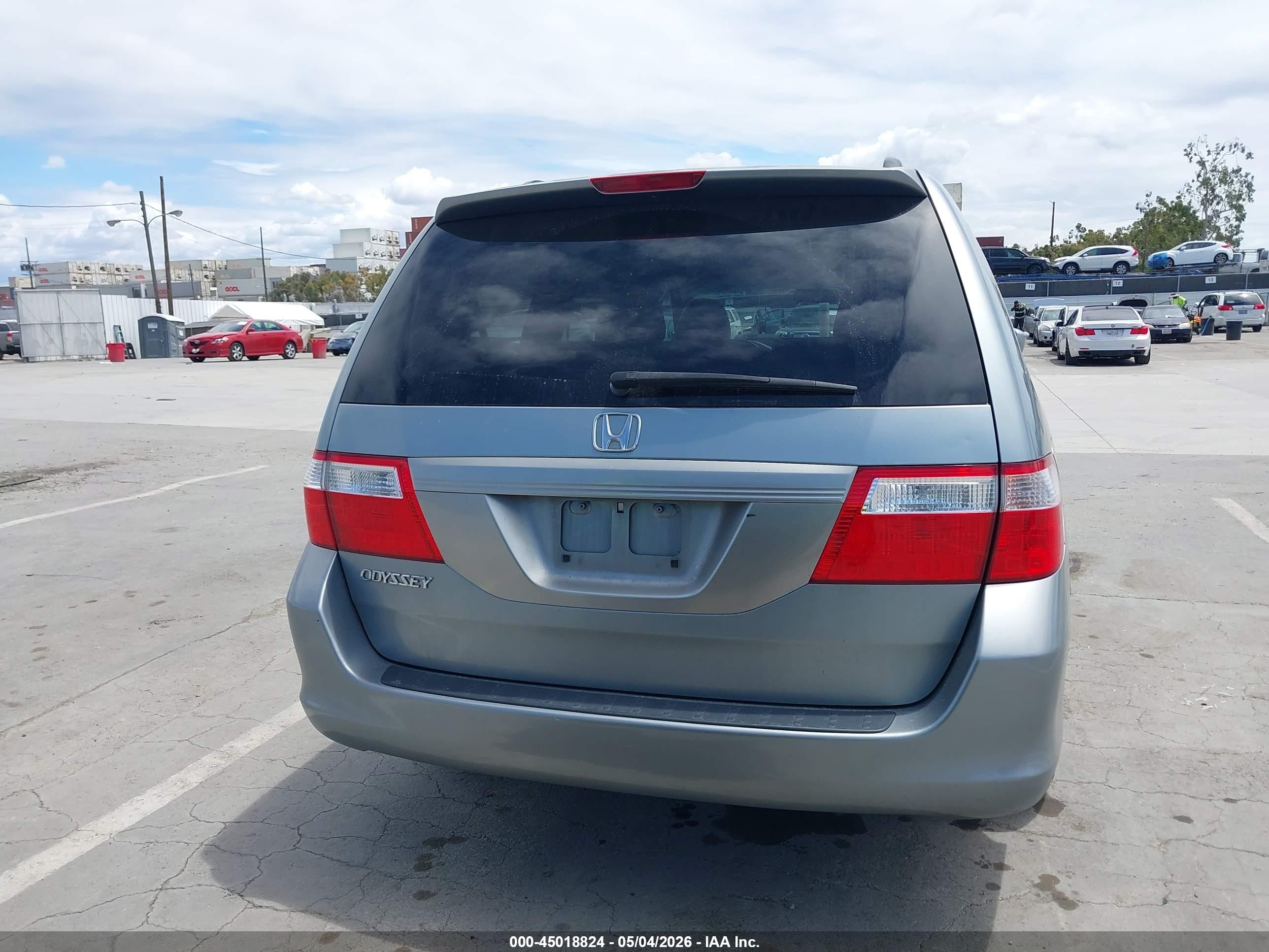 2007 Honda Odyssey Ex-l Light Blue vin: 5FNRL38737B007859