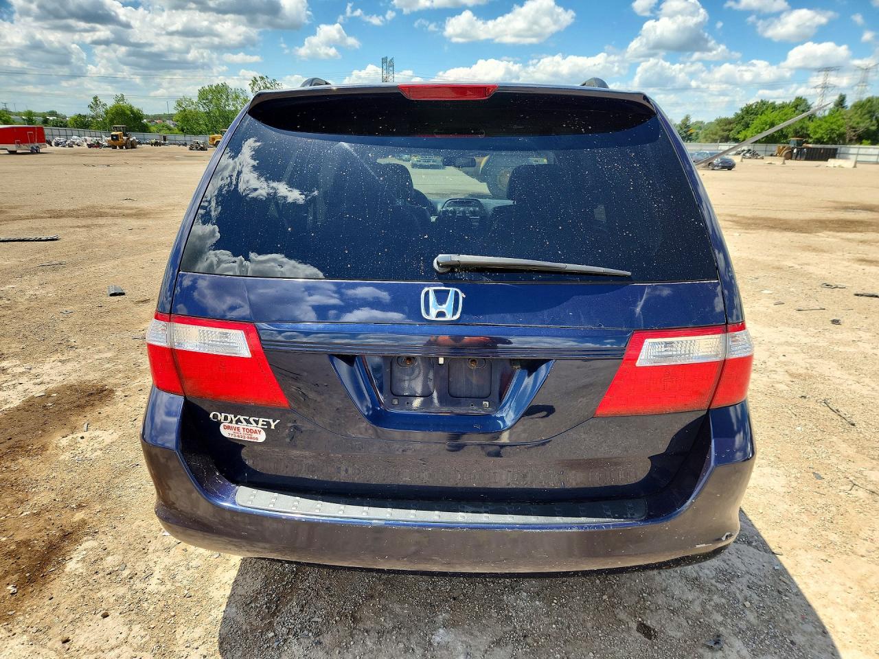 2007 Honda Odyssey Exl Blue vin: 5FNRL38737B010793