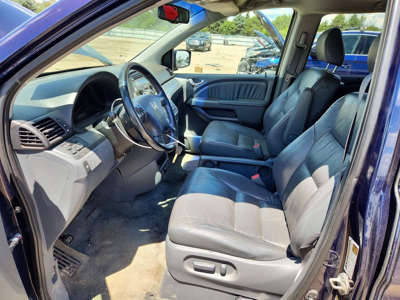 2007 Honda Odyssey Exl Blue vin: 5FNRL38737B010793