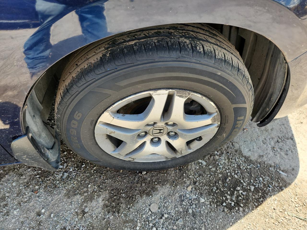 2007 Honda Odyssey Exl Blue vin: 5FNRL38737B010793 Damage: Right Front Wheel, Curb Rash, > 12 Inches