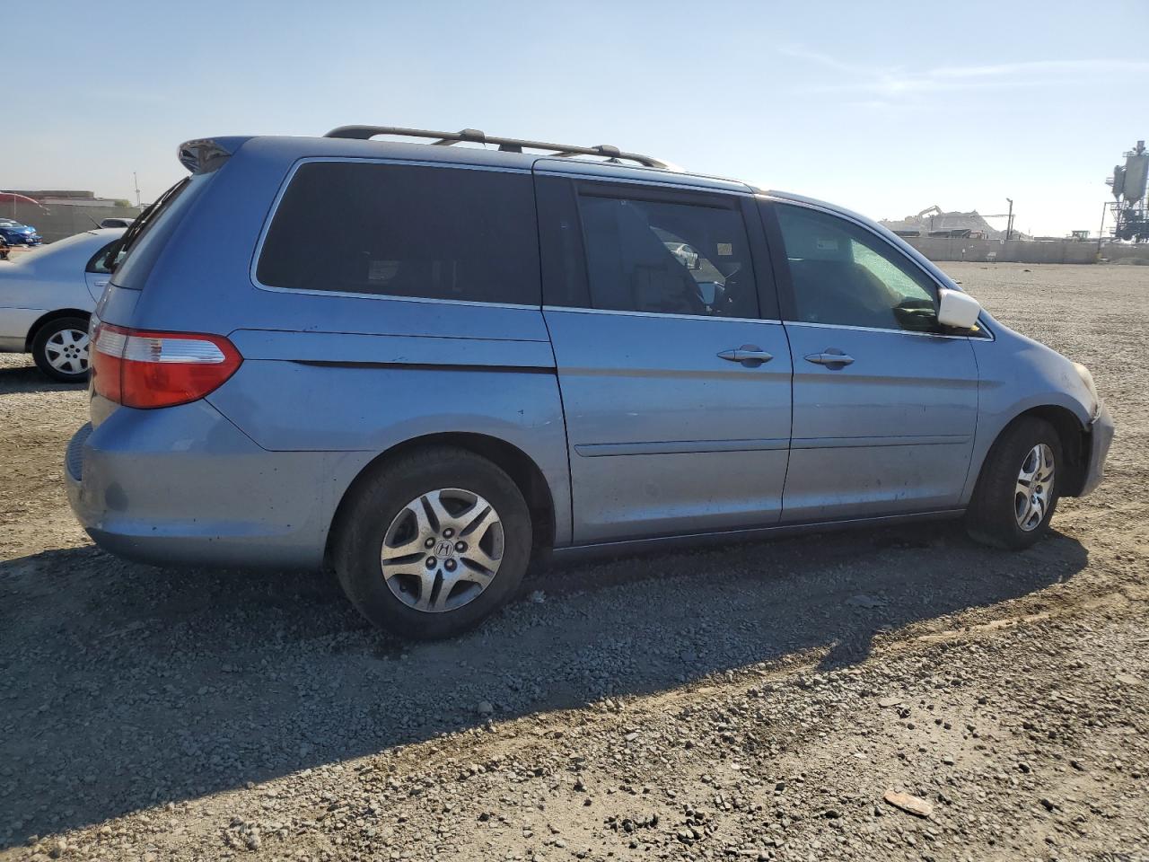 2007 Honda Odyssey Exl Blue vin: 5FNRL38737B013354