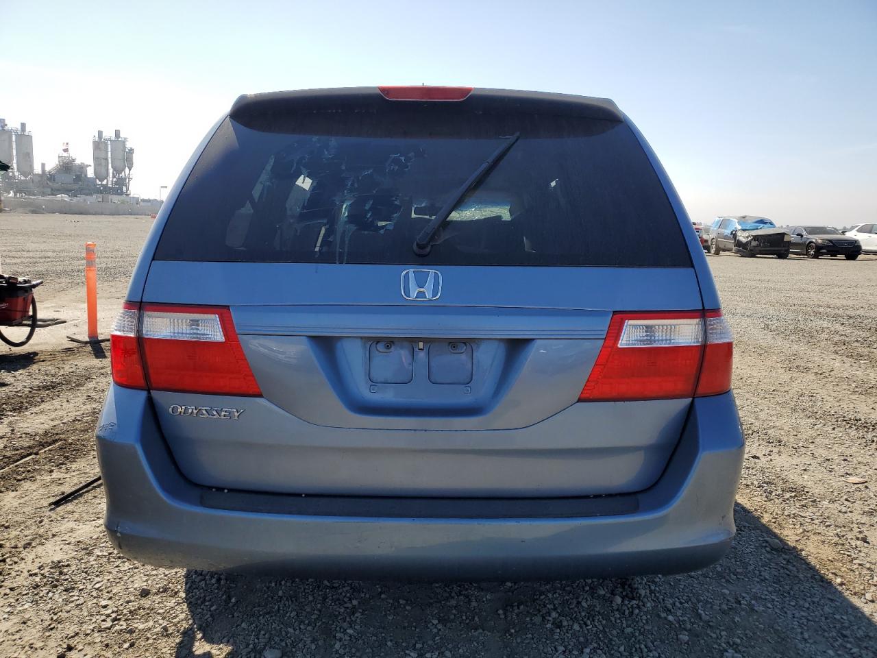 2007 Honda Odyssey Exl Blue vin: 5FNRL38737B013354