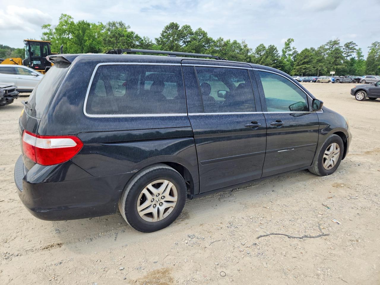 2007 Honda Odyssey Exl Black vin: 5FNRL38737B061064