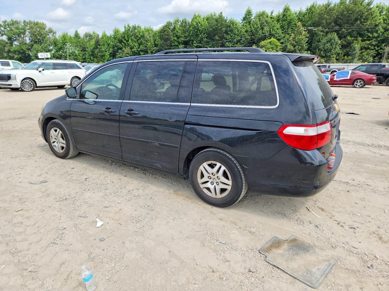 2007 Honda Odyssey Exl Black vin: 5FNRL38737B061064