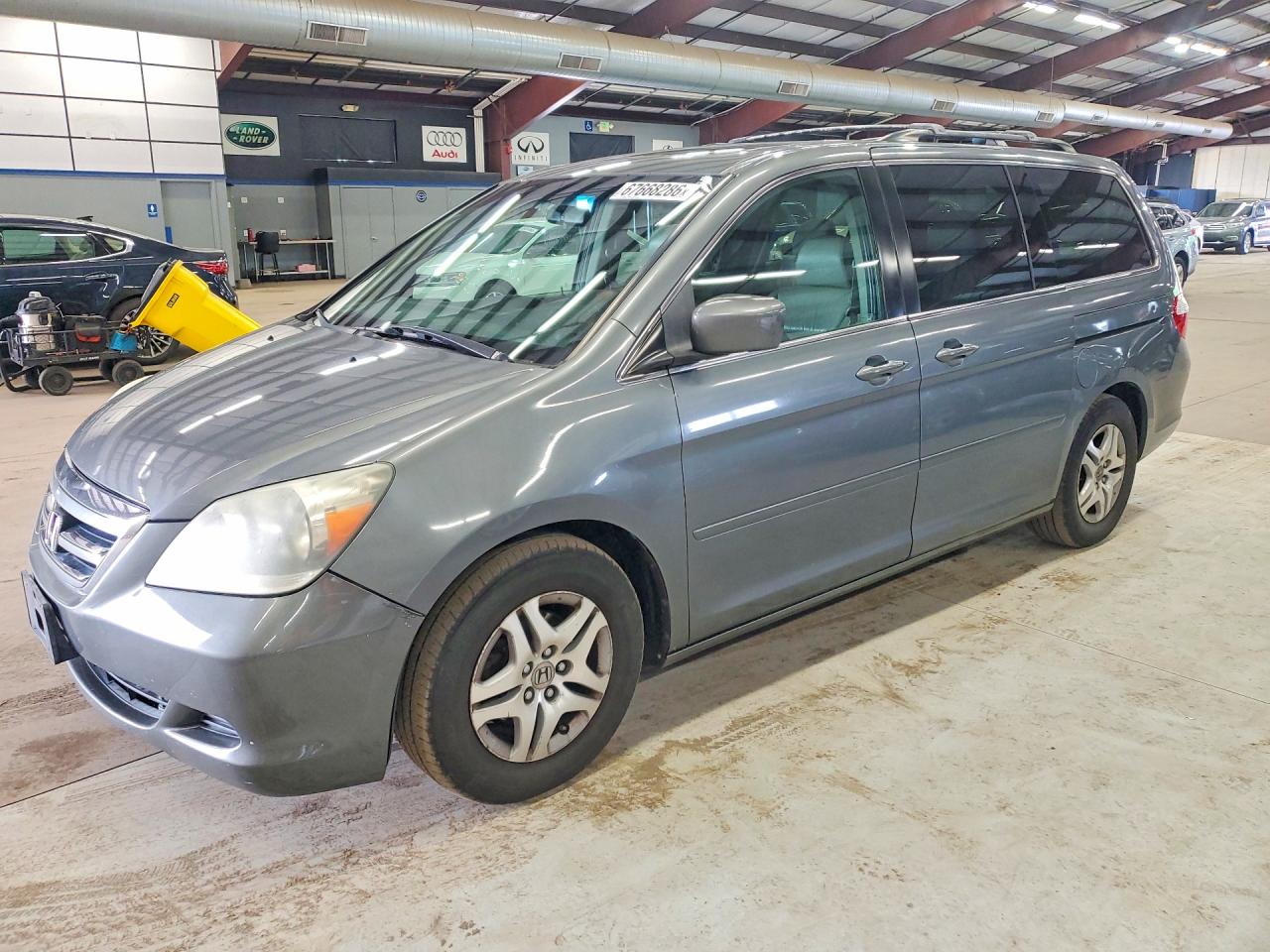 2007 Honda Odyssey Exl Gray vin: 5FNRL38737B066006