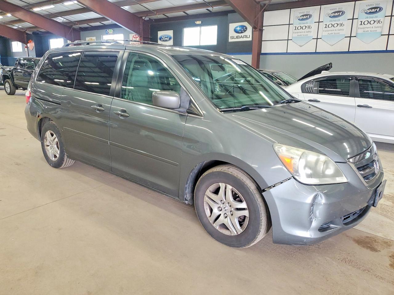 2007 Honda Odyssey Exl Gray vin: 5FNRL38737B066006