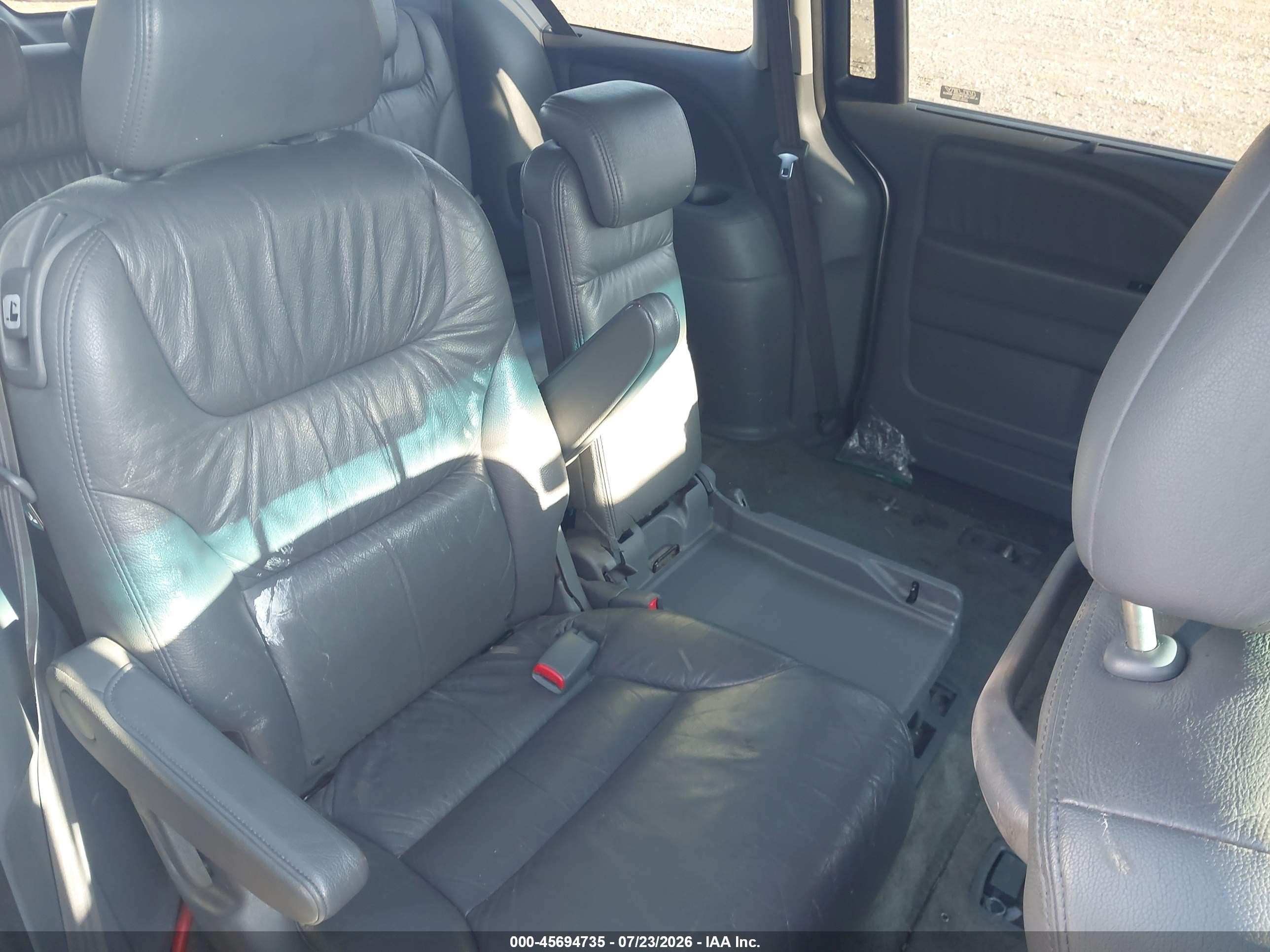 2007 Honda Odyssey Ex-l Silver vin: 5FNRL38737B076390