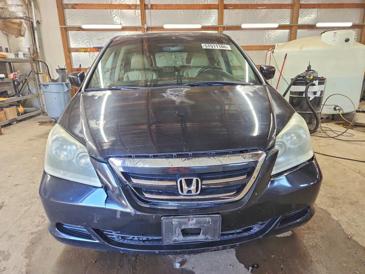 2007 Honda Odyssey Exl Черный vin: 5FNRL38737B091097