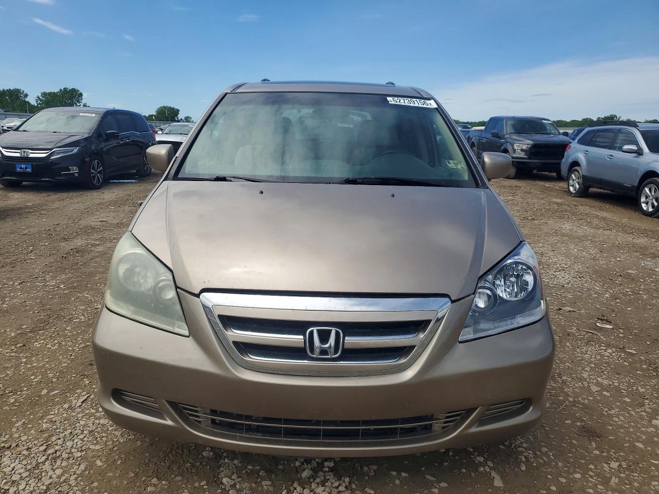 2007 Honda Odyssey Exl Tan vin: 5FNRL38737B111204