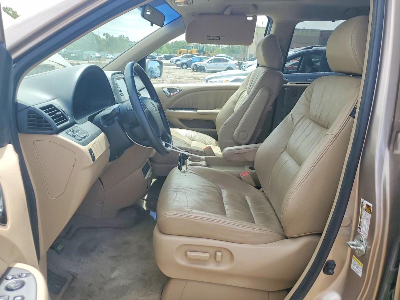2007 Honda Odyssey Exl Tan vin: 5FNRL38737B111204