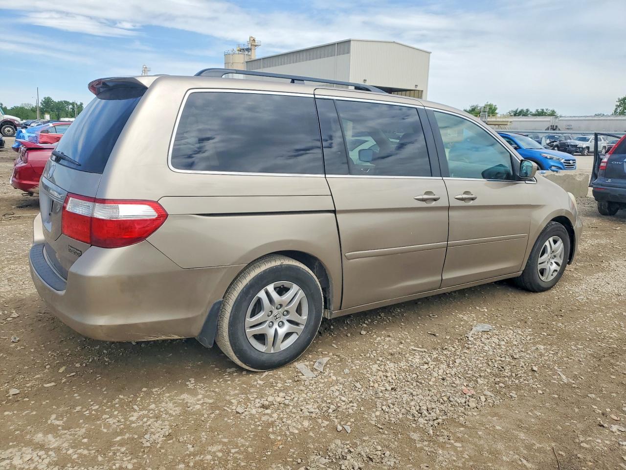 2007 Honda Odyssey Exl Tan vin: 5FNRL38737B111204