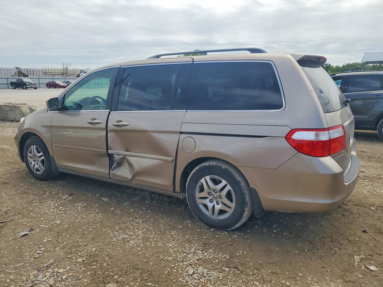 2007 Honda Odyssey Exl Tan vin: 5FNRL38737B111204