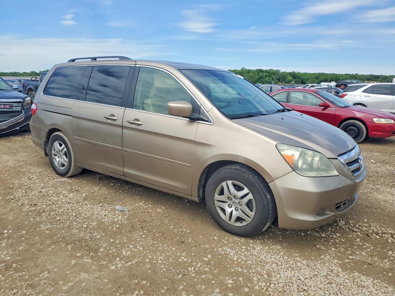 2007 Honda Odyssey Exl Tan vin: 5FNRL38737B111204