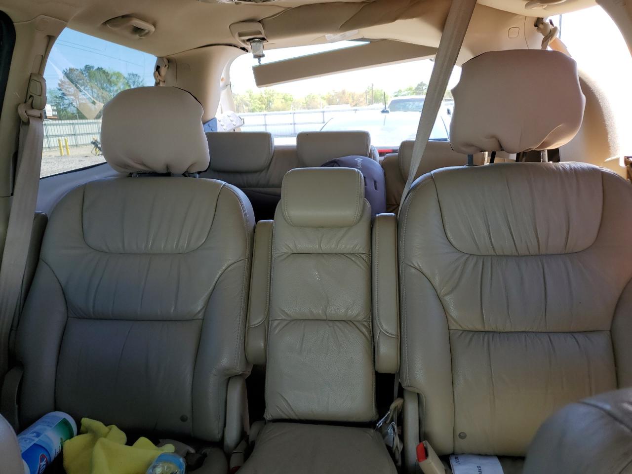 2007 Honda Odyssey Exl White vin: 5FNRL38737B111588