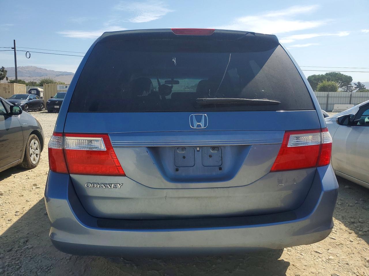 2007 Honda Odyssey Exl Blue vin: 5FNRL38737B121599
