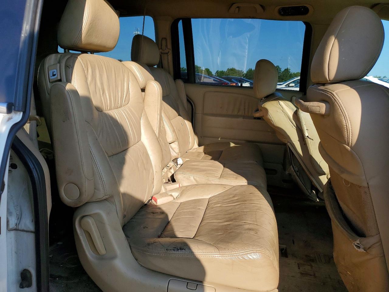 2007 Honda Odyssey Exl White vin: 5FNRL38737B137480
