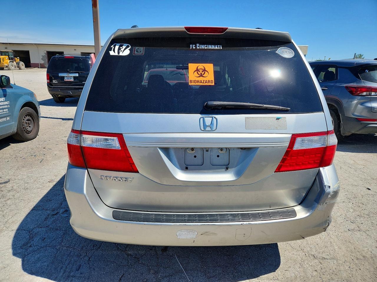 2007 Honda Odyssey Exl Gray vin: 5FNRL38737B141321