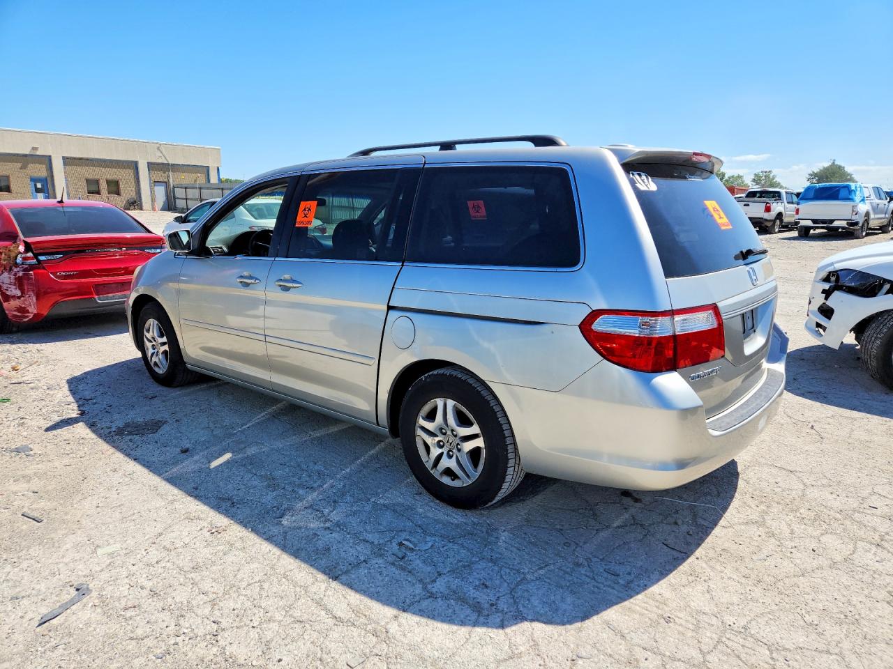 2007 Honda Odyssey Exl Gray vin: 5FNRL38737B141321