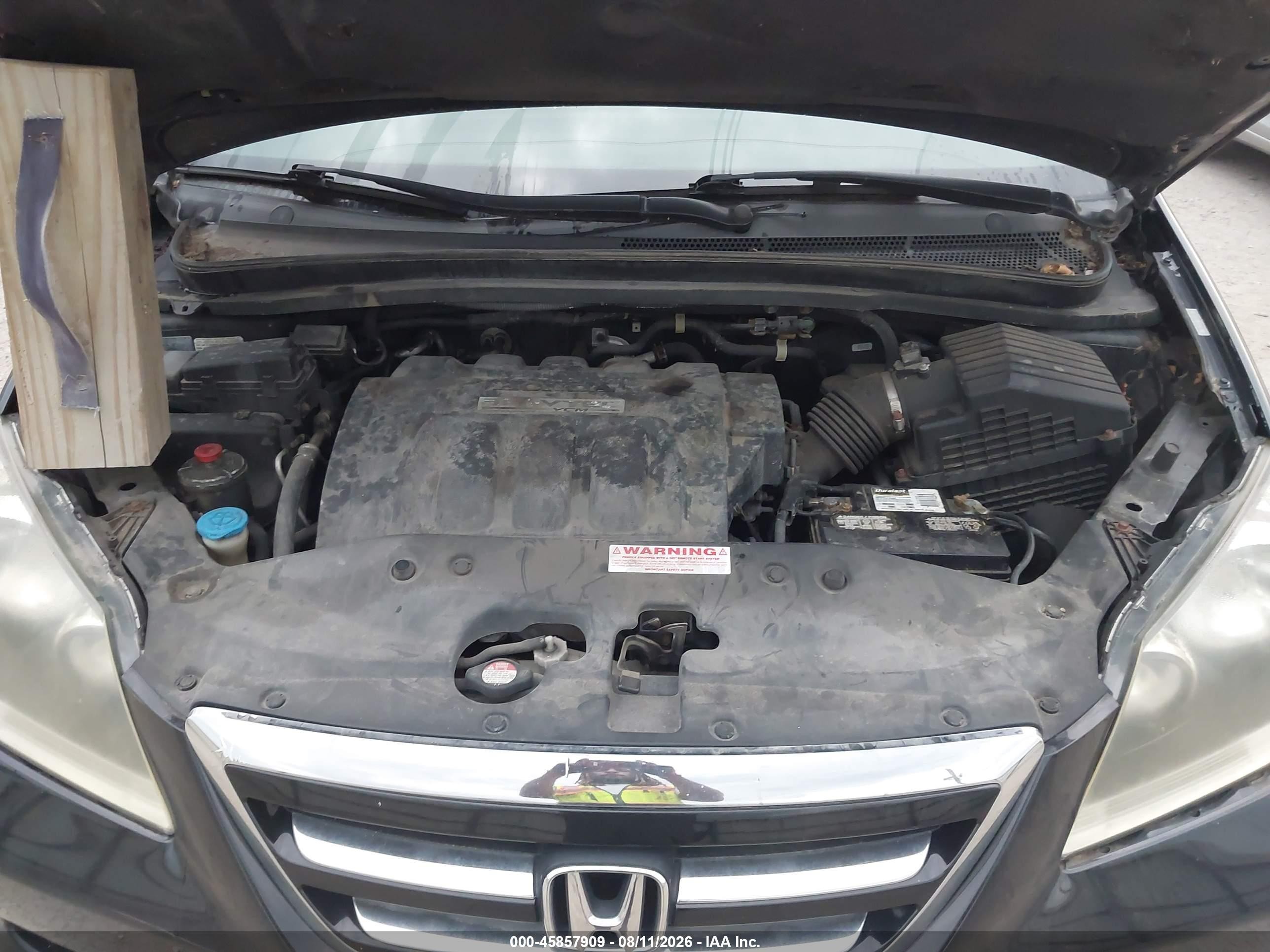 2007 Honda Odyssey Ex-l Black vin: 5FNRL38737B143442