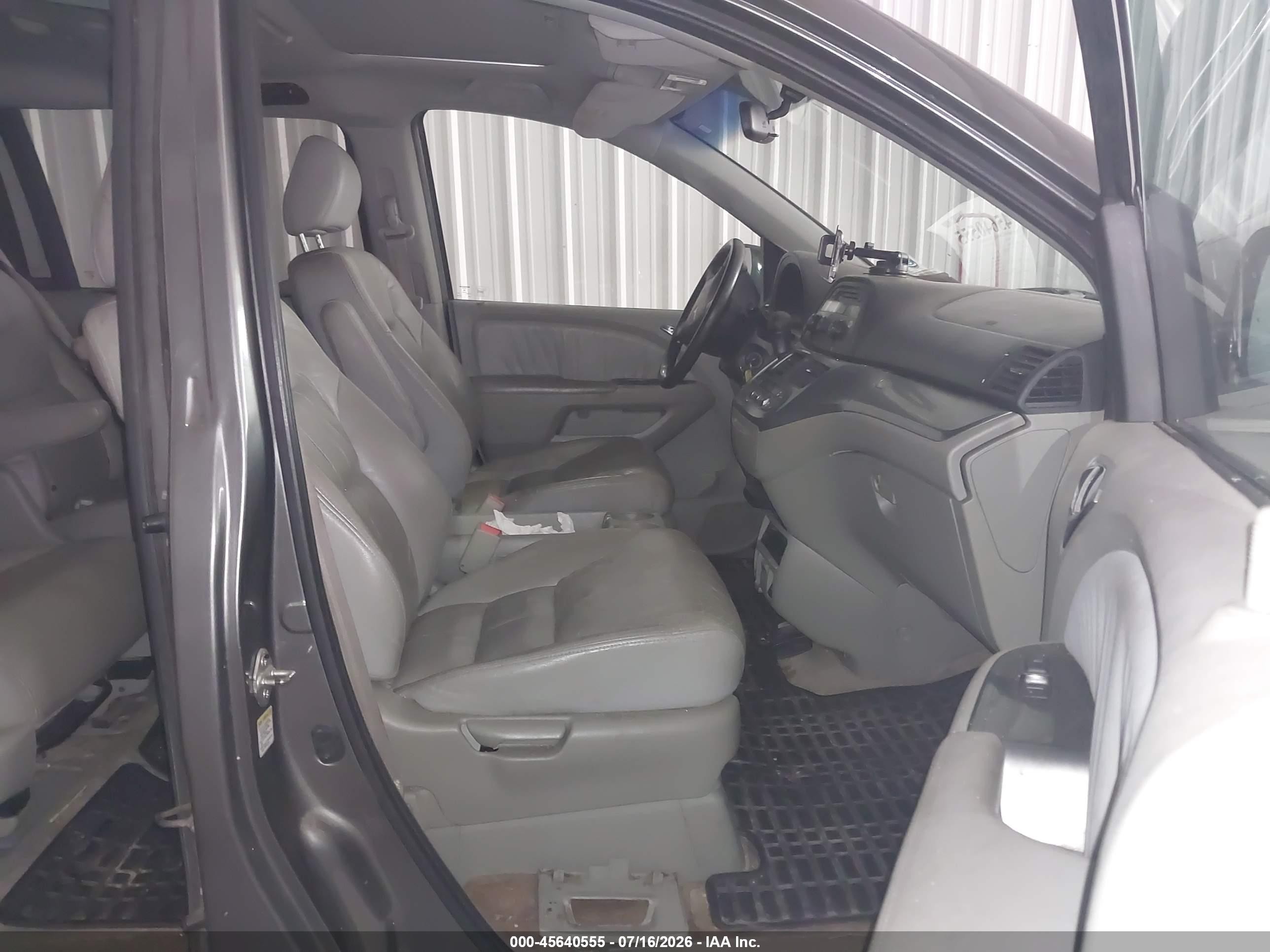 2007 Honda Odyssey Ex-l Gray vin: 5FNRL38737B407002