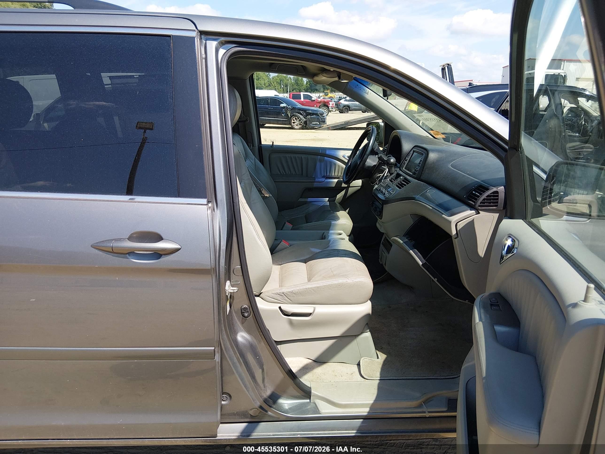 2007 Honda Odyssey Ex-l Gray vin: 5FNRL38737B423250