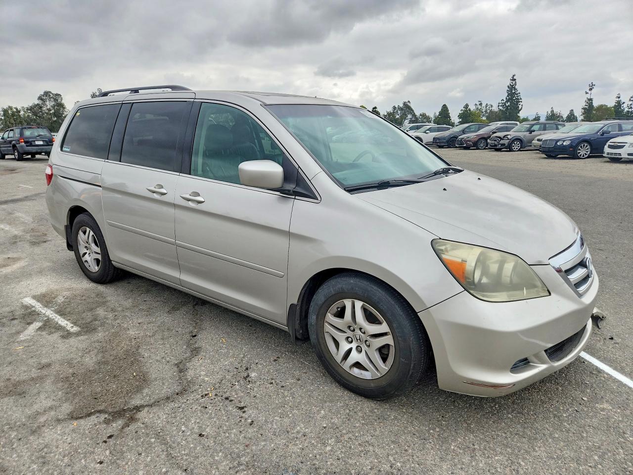 2007 Honda Odyssey Exl Серебряный vin: 5FNRL38737B455602