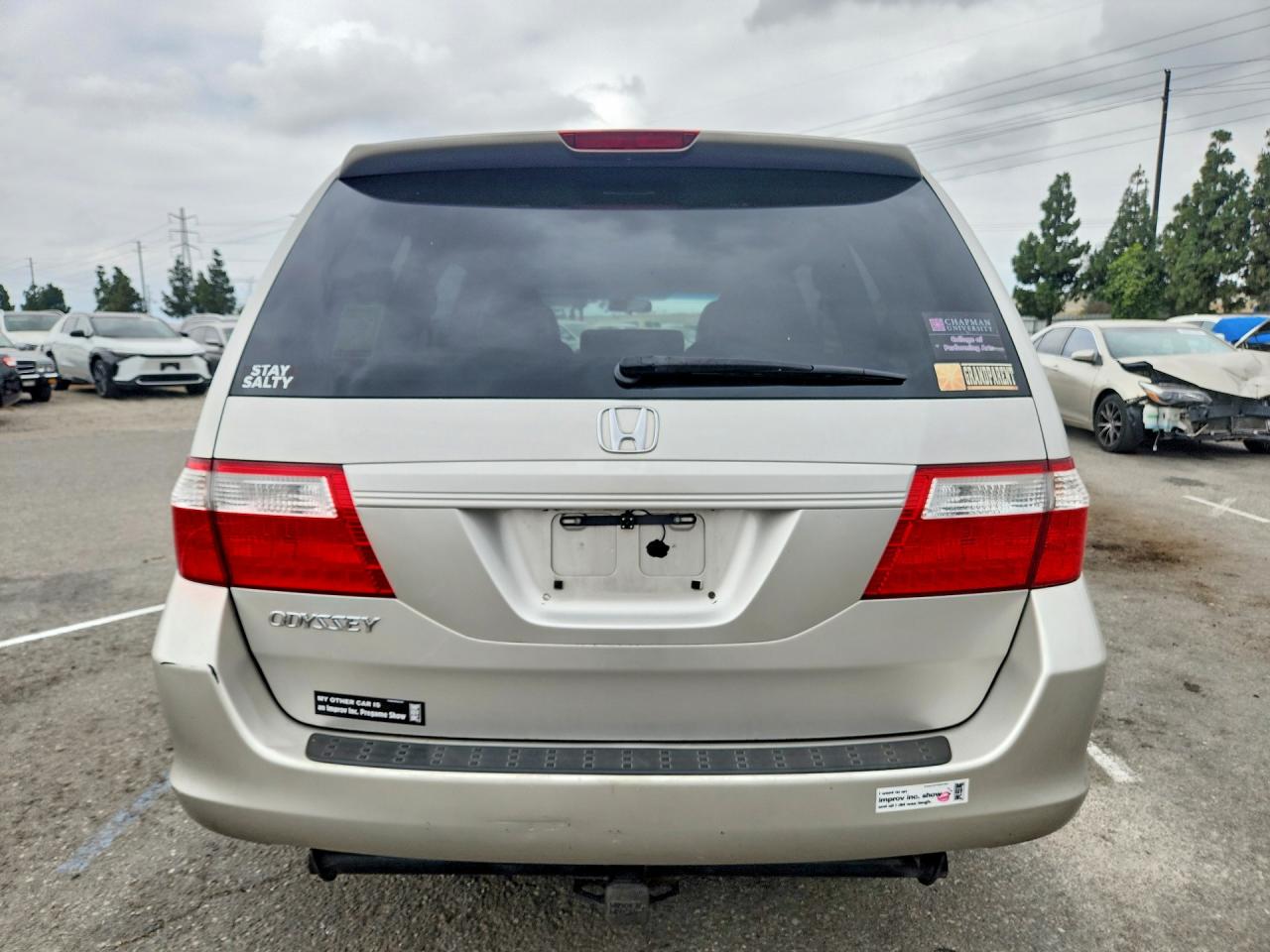 2007 Honda Odyssey Exl Серебряный vin: 5FNRL38737B455602