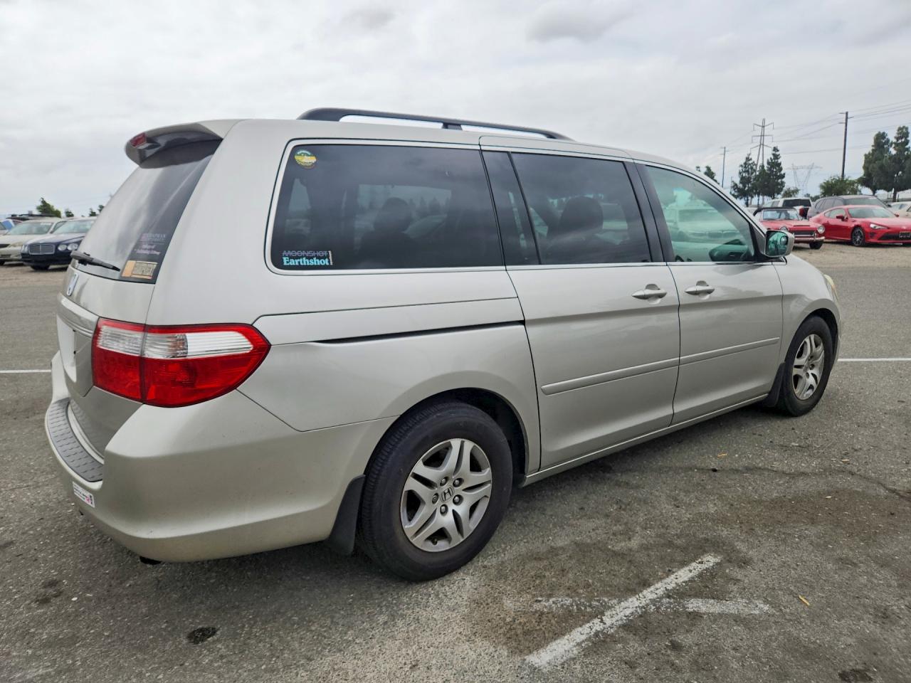 2007 Honda Odyssey Exl Серебряный vin: 5FNRL38737B455602