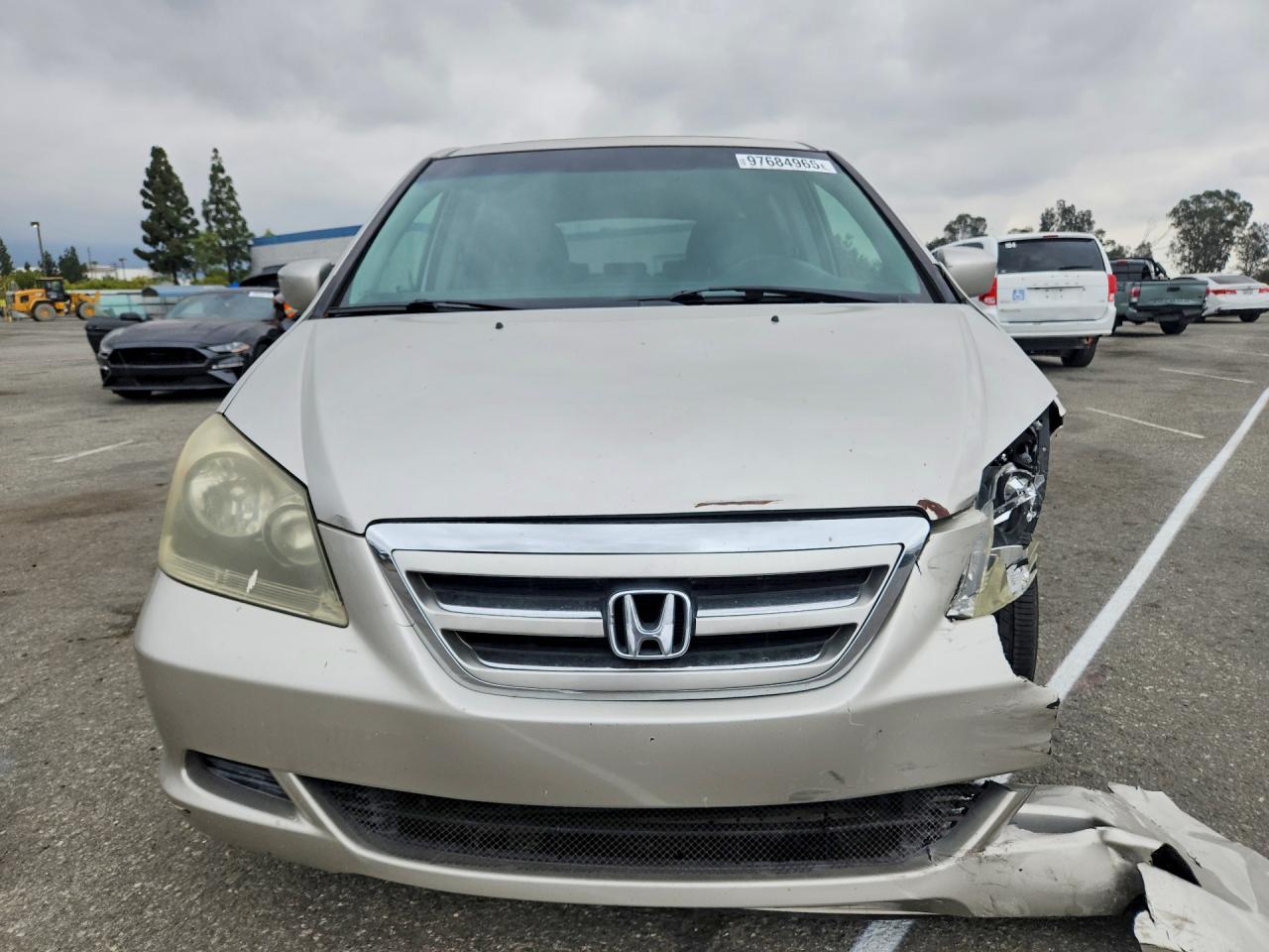 2007 Honda Odyssey Exl Серебряный vin: 5FNRL38737B455602
