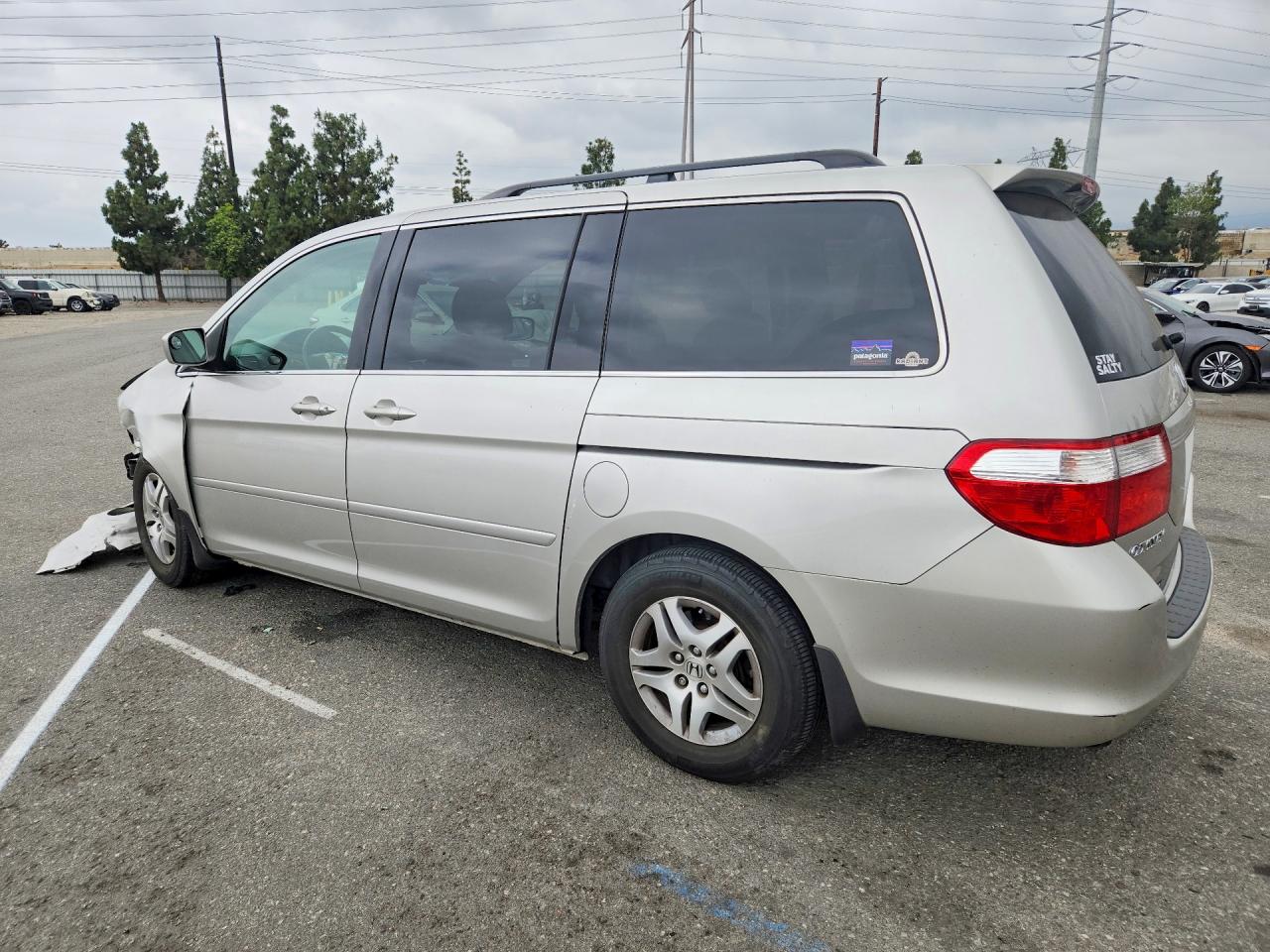 2007 Honda Odyssey Exl Серебряный vin: 5FNRL38737B455602