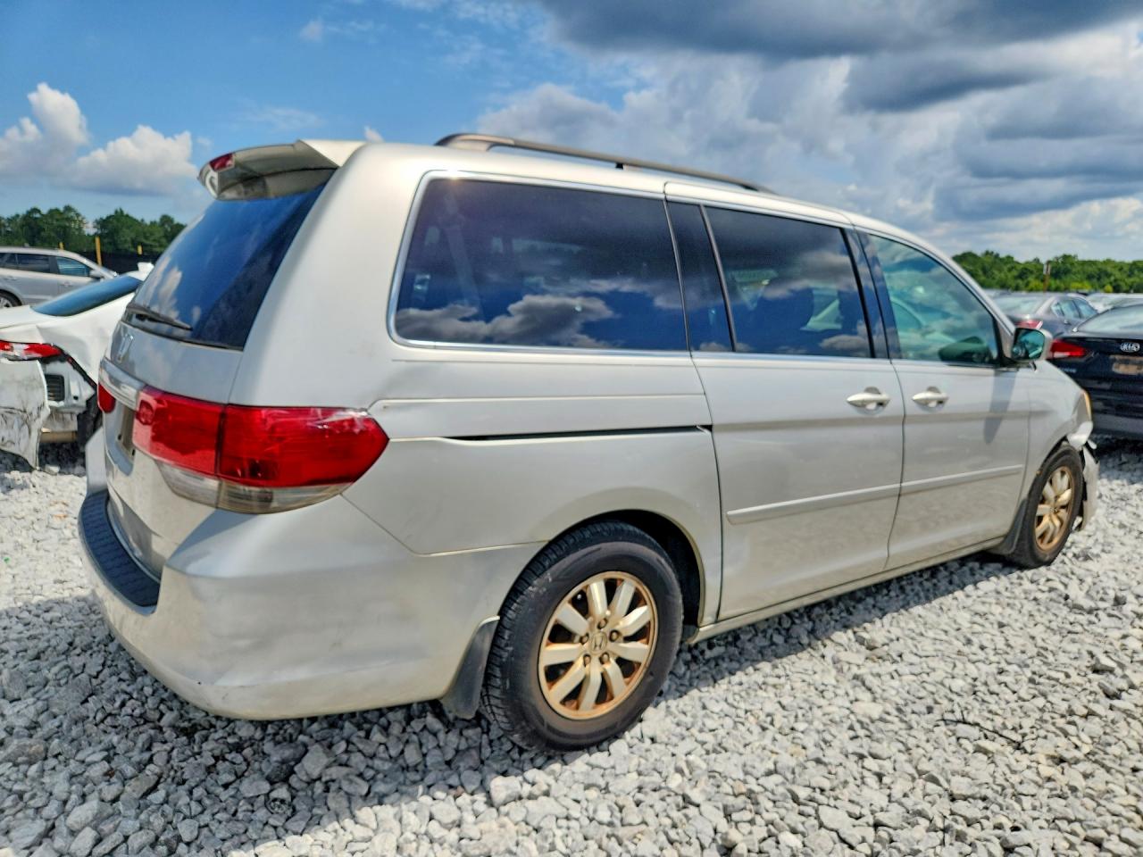 2008 Honda Odyssey Exl Silver vin: 5FNRL38738B006440