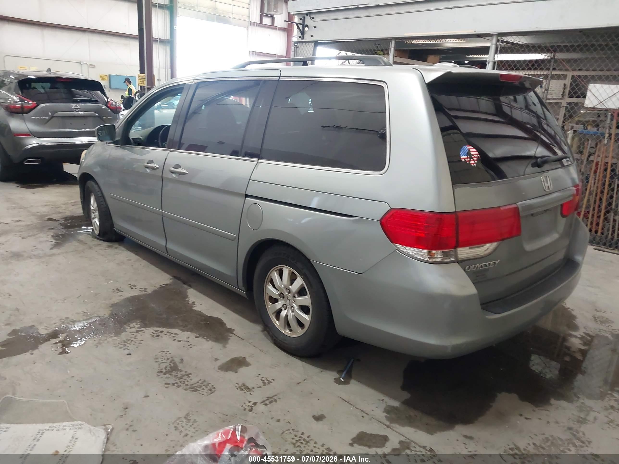 2008 Honda Odyssey Ex-l Gray vin: 5FNRL38738B010052