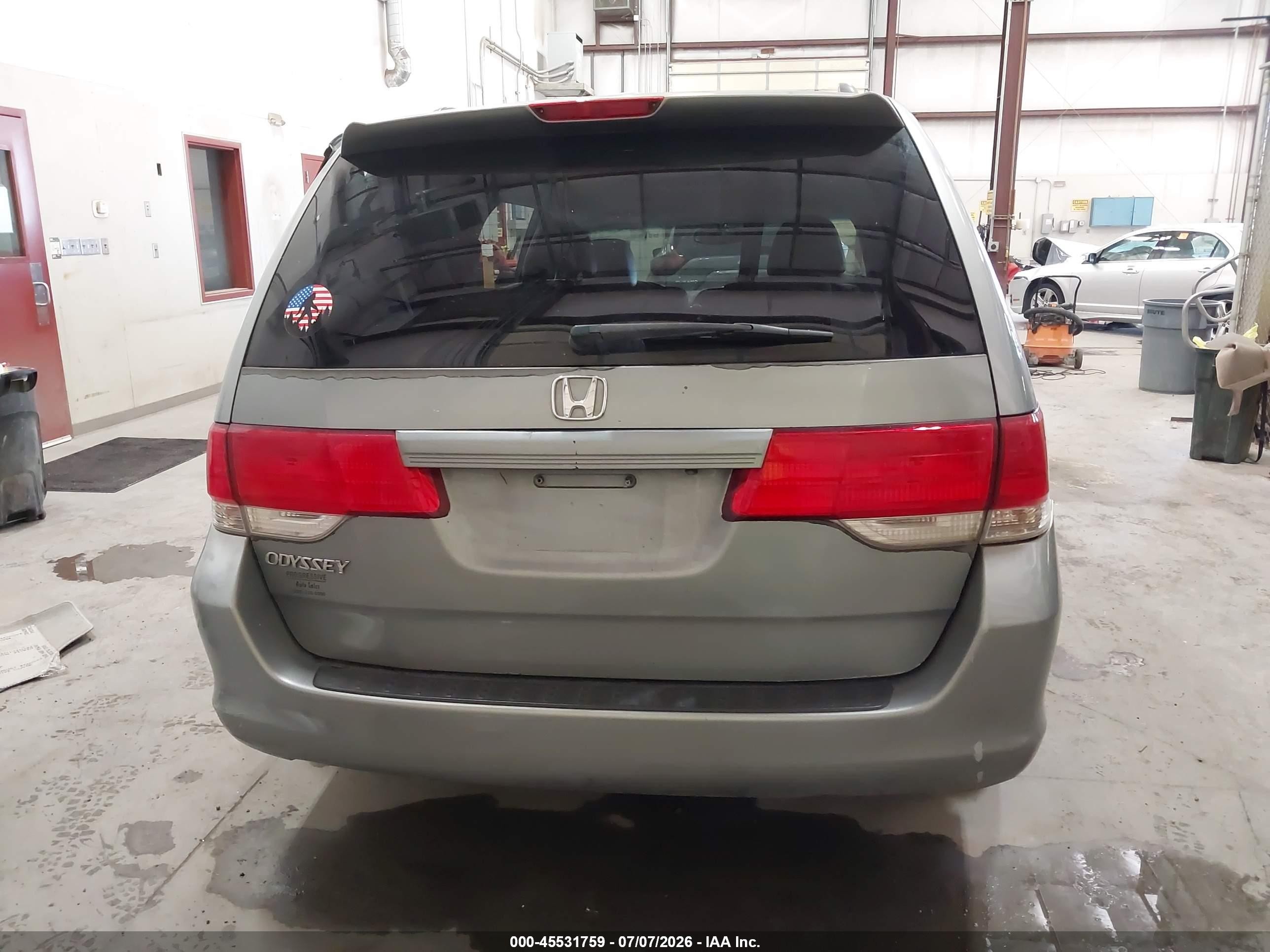2008 Honda Odyssey Ex-l Gray vin: 5FNRL38738B010052