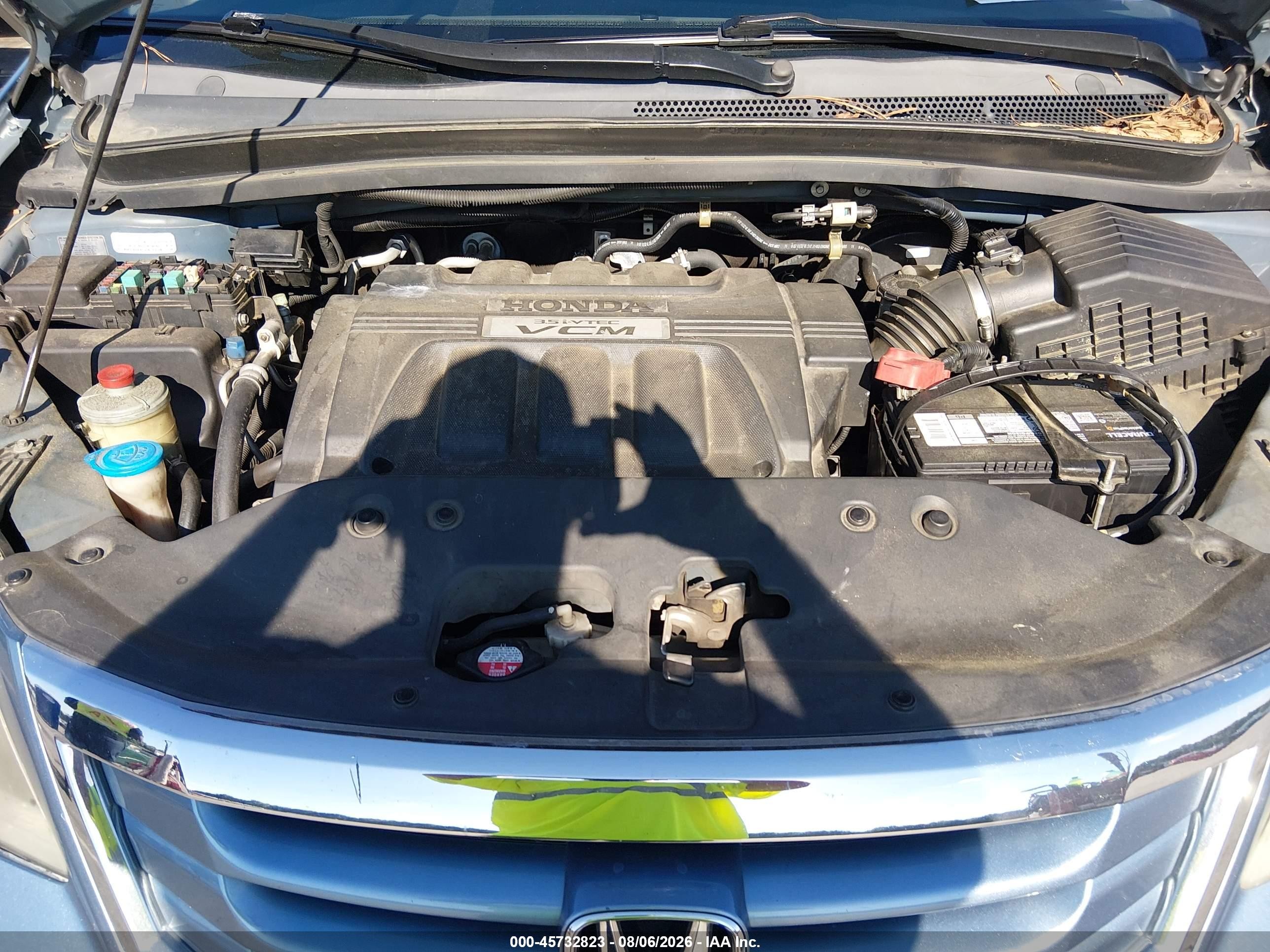 2008 Honda Odyssey Ex-l Blue vin: 5FNRL38738B025294
