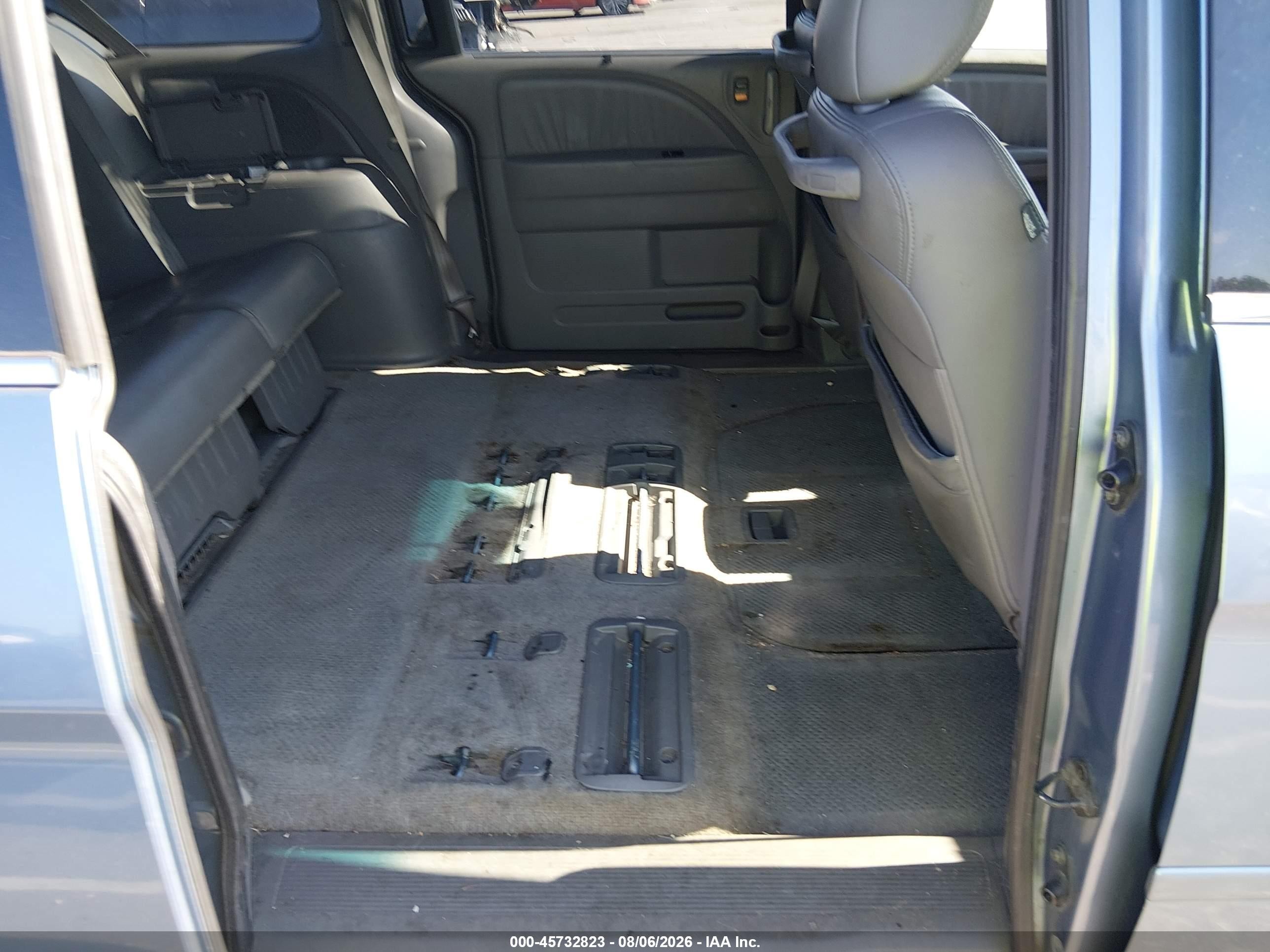 2008 Honda Odyssey Ex-l Blue vin: 5FNRL38738B025294