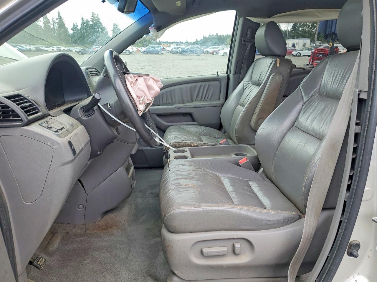 2008 Honda Odyssey Exl Silver vin: 5FNRL38738B043553