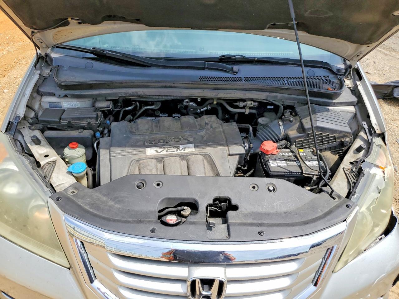 2008 Honda Odyssey Exl Silver vin: 5FNRL38738B059252
