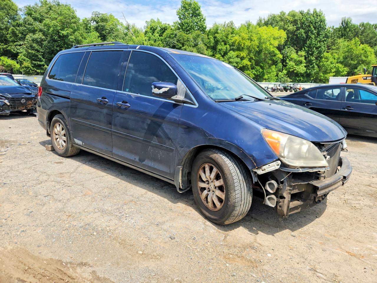 2008 Honda Odyssey Exl Blue vin: 5FNRL38738B070042