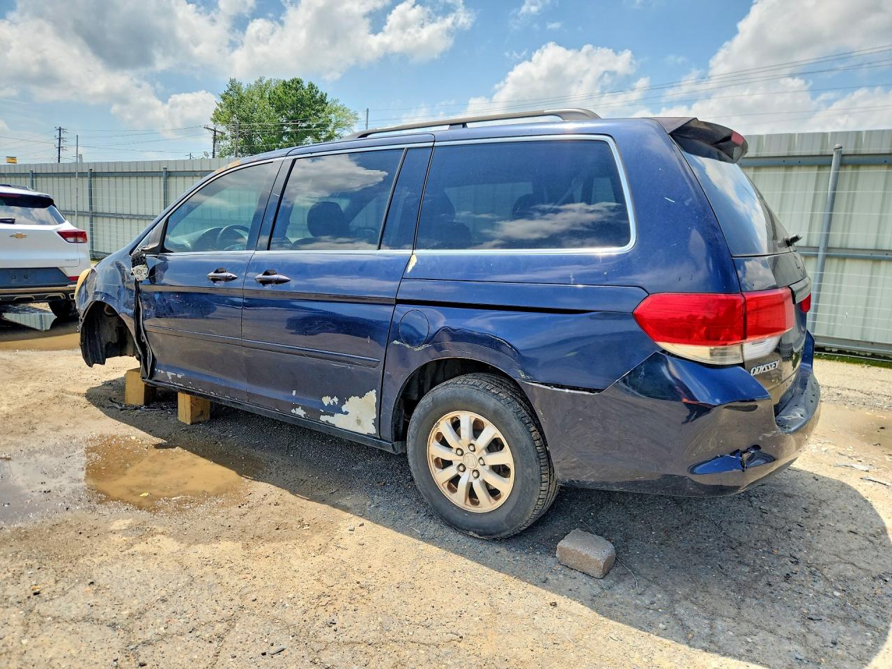 2008 Honda Odyssey Exl Blue vin: 5FNRL38738B070042