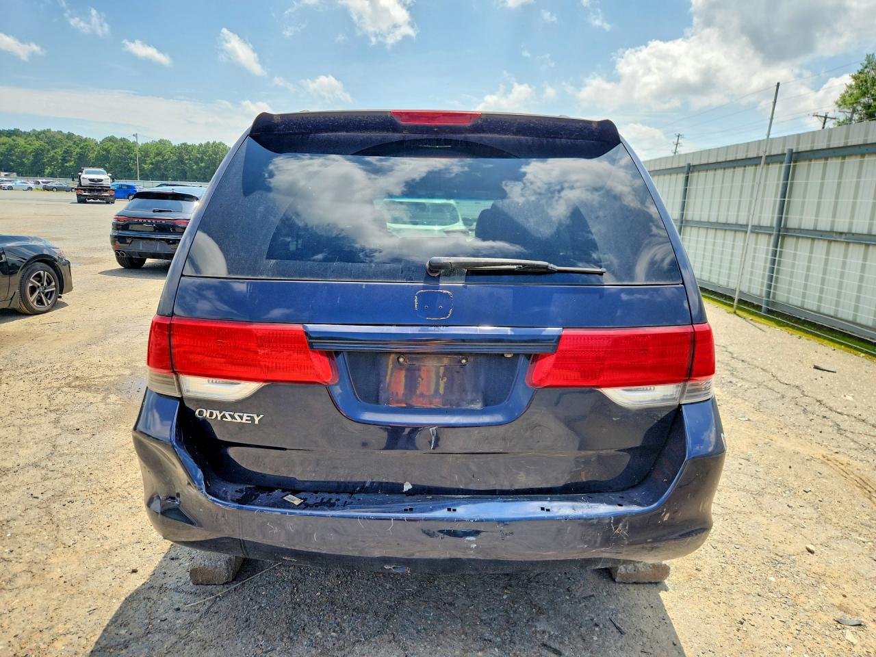 2008 Honda Odyssey Exl Blue vin: 5FNRL38738B070042