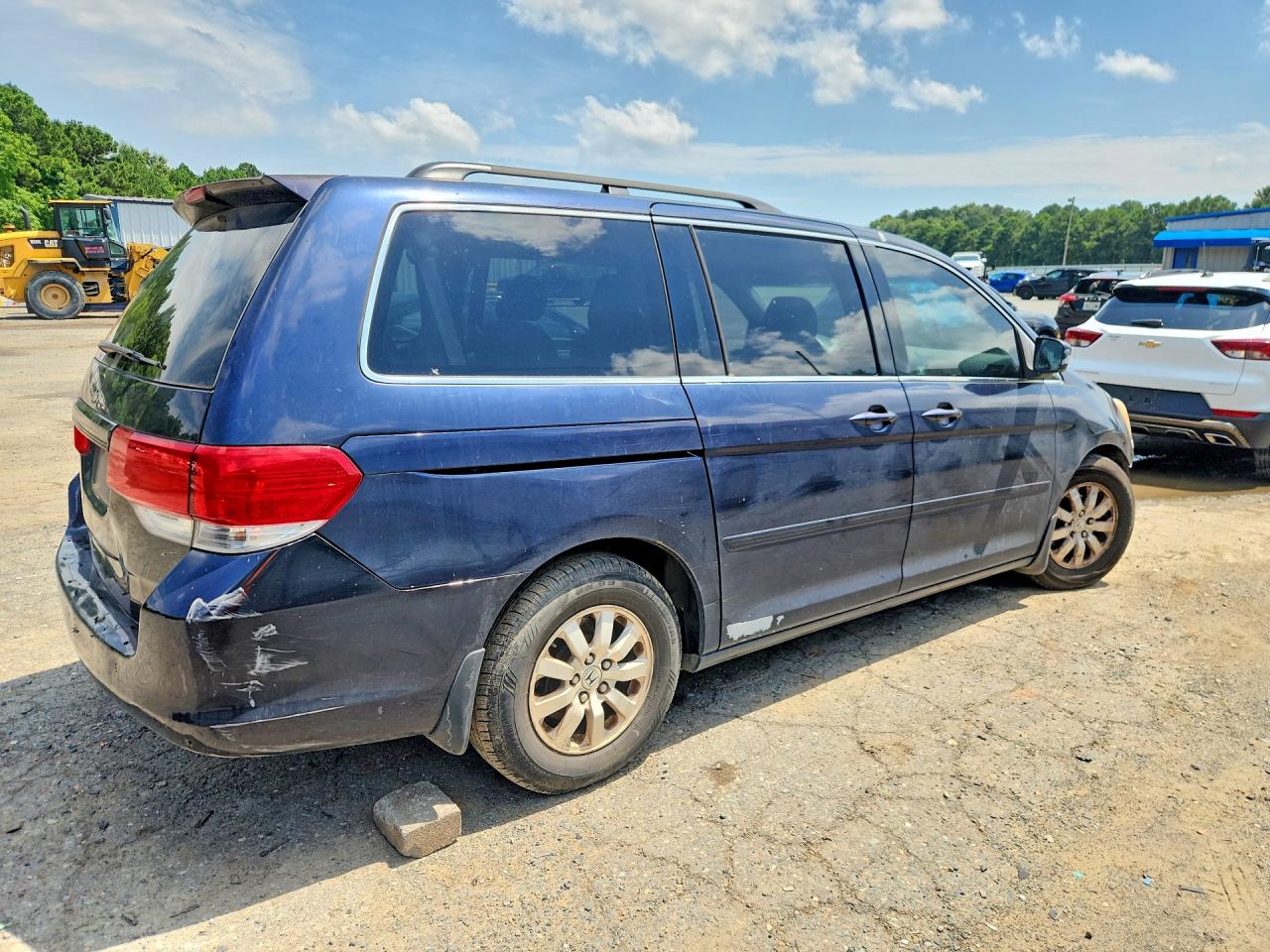2008 Honda Odyssey Exl Blue vin: 5FNRL38738B070042