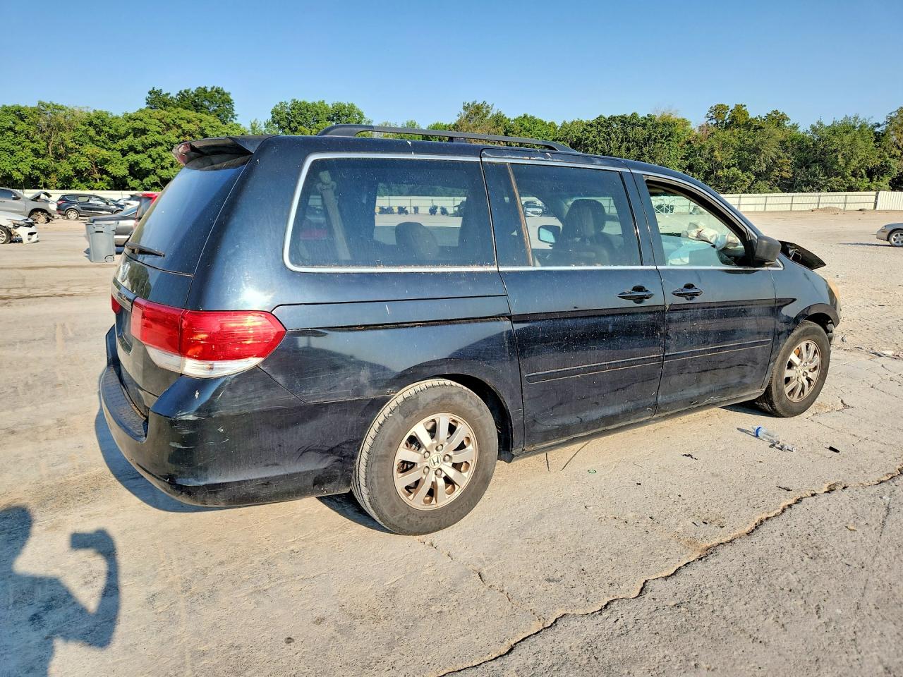 2008 Honda Odyssey Exl Black vin: 5FNRL38738B081025