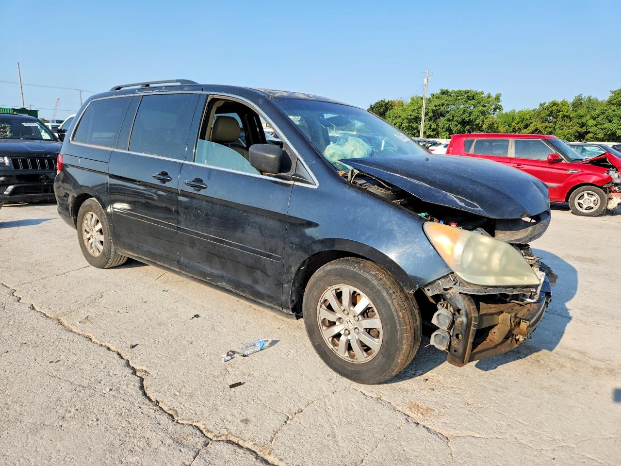 2008 Honda Odyssey Exl Black vin: 5FNRL38738B081025
