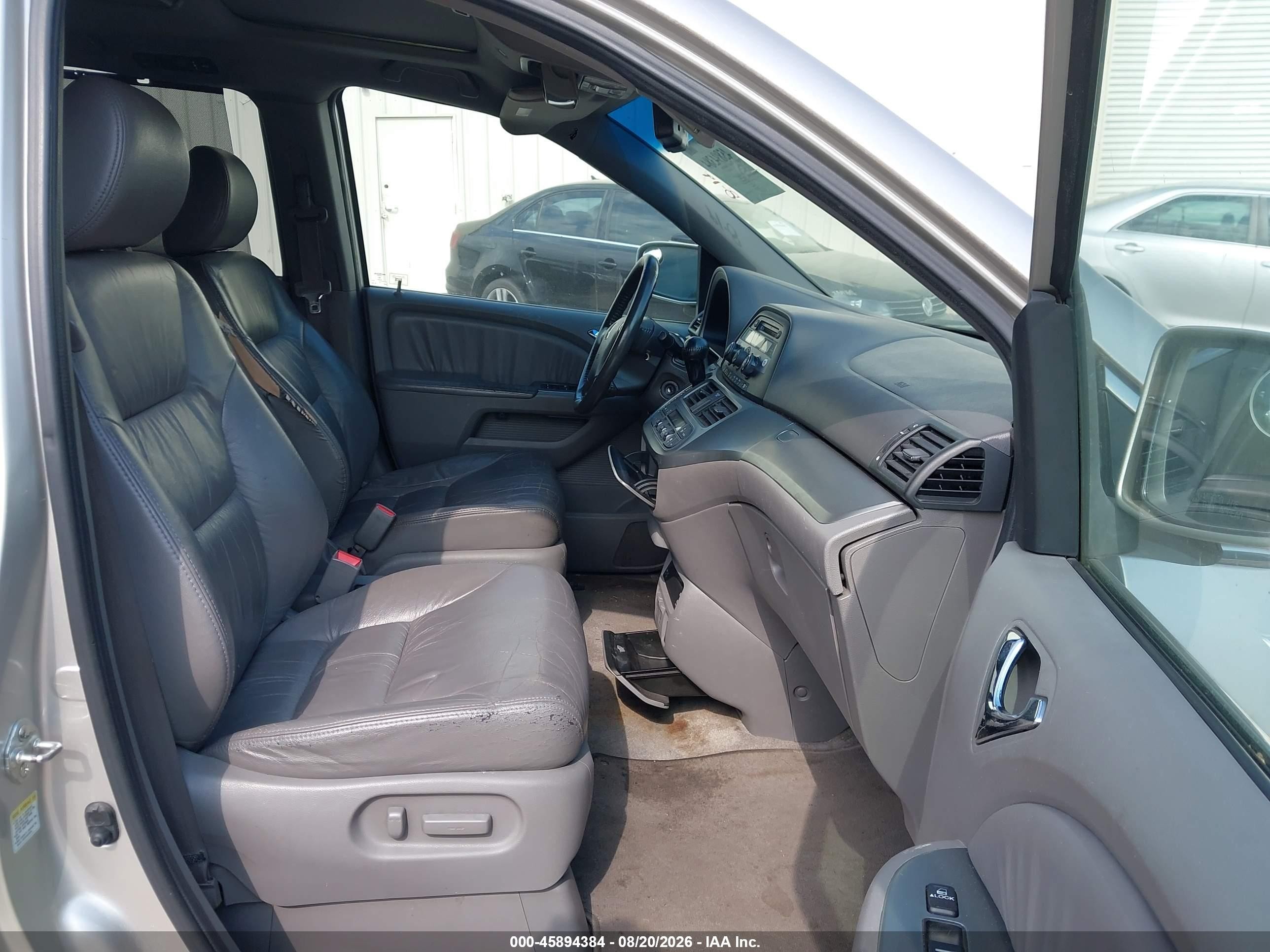 2008 Honda Odyssey Ex-l Silver vin: 5FNRL38738B109292
