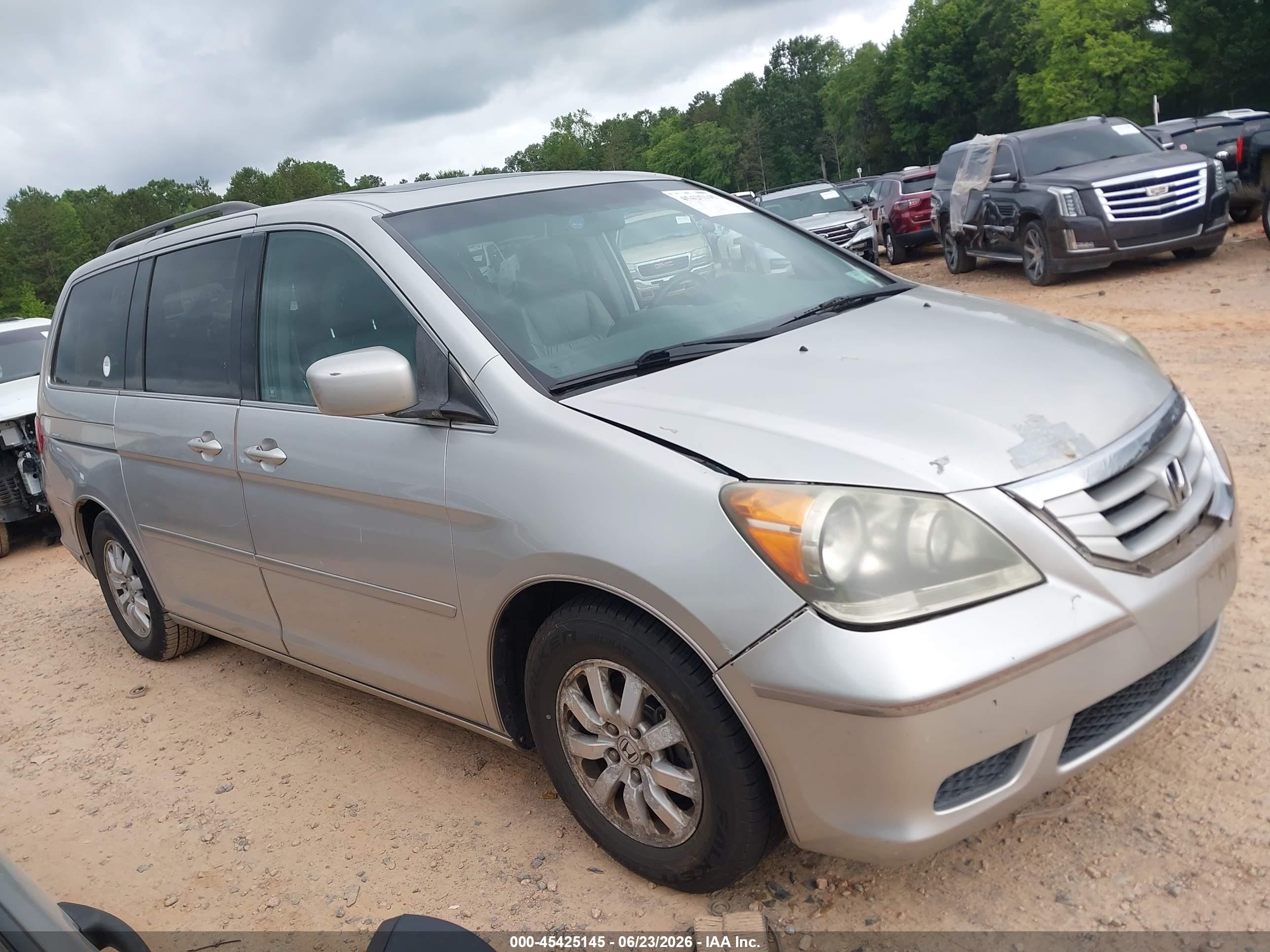 2009 Honda Odyssey Ex-l Silver vin: 5FNRL38739B012790