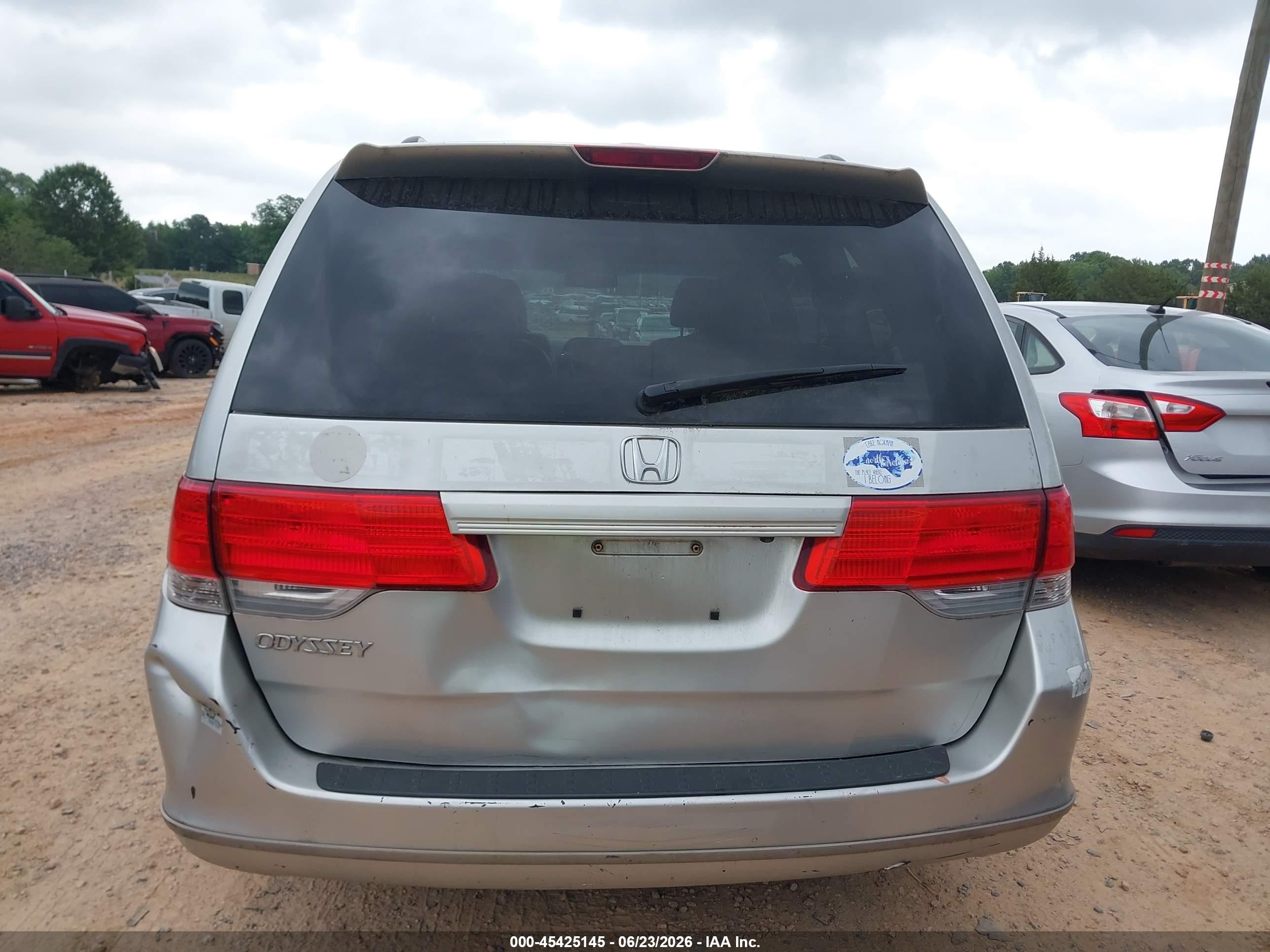 2009 Honda Odyssey Ex-l Silver vin: 5FNRL38739B012790