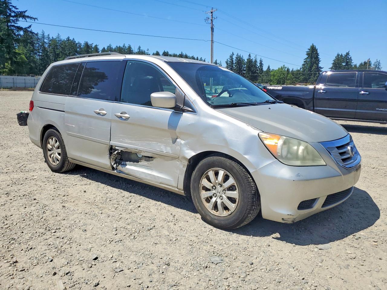 2009 Honda Odyssey Exl Silver vin: 5FNRL38739B030352