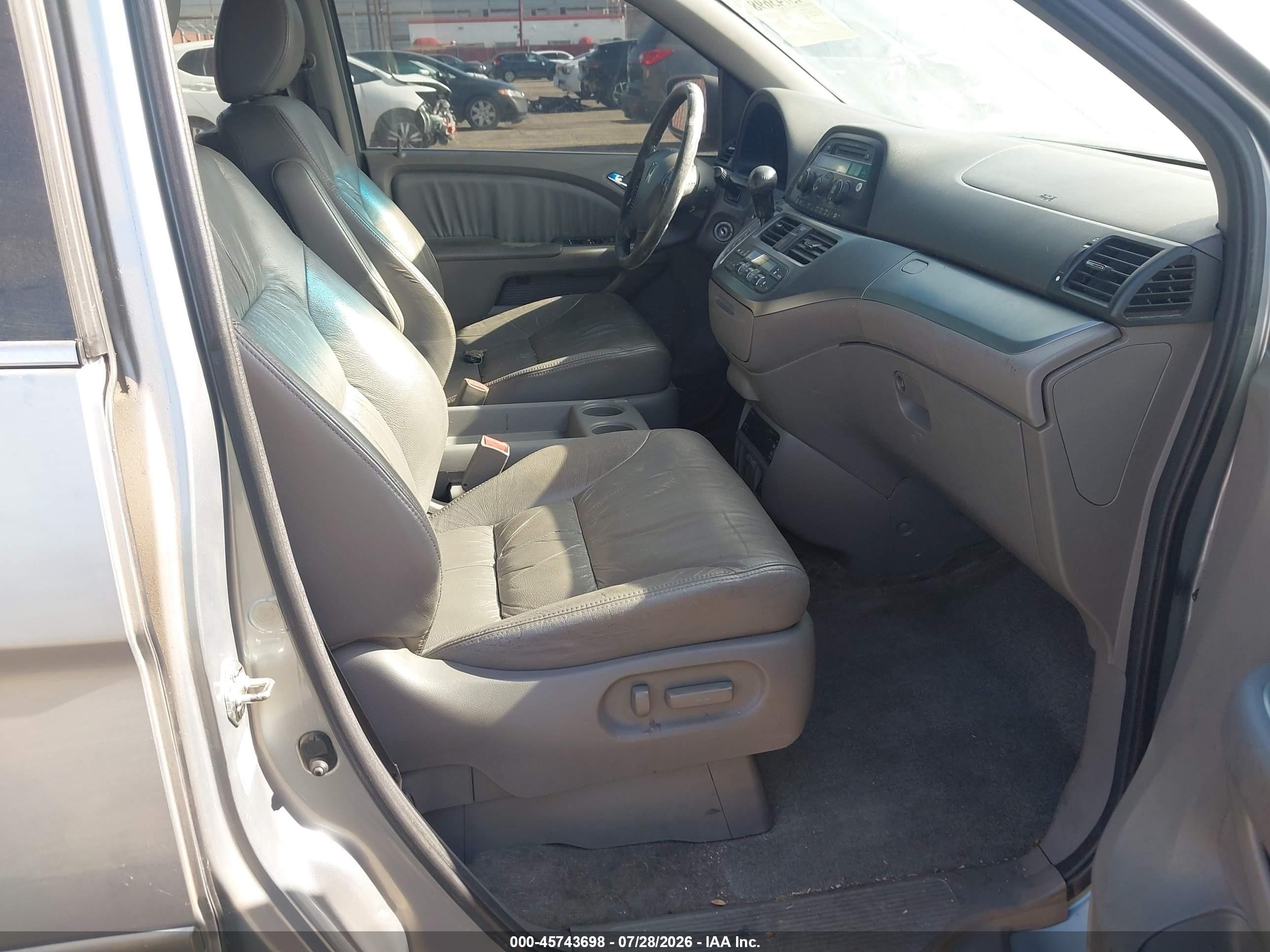 2009 Honda Odyssey Ex-l Gray vin: 5FNRL38739B031629